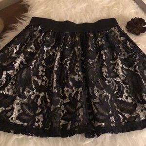 Girl Revolution‎ black lace skirt
